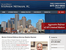 Tablet Screenshot of neymanlaw.com